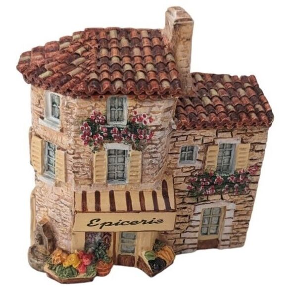 Miniature J Carlton Dominique Gault French Provence Grocery Shop Building Store - Picture 1 of 5